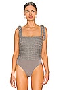 view 2 of 5 Lauren Bodysuit in Heather Grey