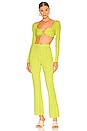 view 4 of 4 Sahara Knit Top in Lime Green