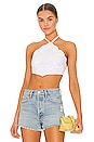 view 1 of 4 Lela Crop Top in White