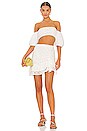 view 5 of 5 Angela Crop Top in White