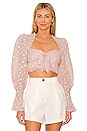 view 1 of 5 Valerie Top in Blush Pink
