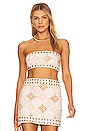 view 1 of 4 Liza Embroidered Crop Top in Desert Multi