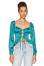view 1 of 4 Waldorf Top in Teal