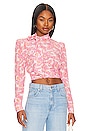 view 1 of 4 BLUSA STELLA in Pink Paisley