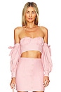 view 1 of 4 Perla Bustier Top in Blush
