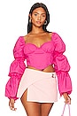 view 1 of 4 Tawny Corset Top in Hot Pink