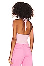 view 3 of 4 Sanyia Halter Crop Top in Pink