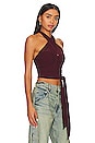 view 2 of 4 Charlize Halter Top in Plum Purple