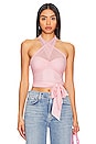 view 1 of 4 Charlize Halter Top in Light Pink
