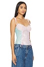 view 2 of 4 Ines Bustier Top in Cotton Candy