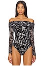 view 2 of 5 Joy Bodysuit in Polka Dot