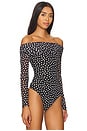 view 3 of 5 Joy Bodysuit in Polka Dot