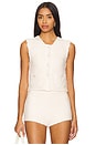 view 1 of 5 Garcela Vest in Ivory