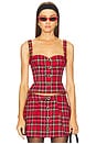 view 1 of 5 Shane Top in Red Plaid
