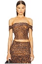 view 1 of 4 Cara Top in Leopard