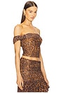view 2 of 4 Cara Top in Leopard