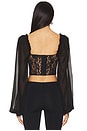 view 3 of 4 Derrion Top in Black