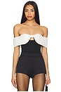 view 1 of 4 Koraline Top in Black & White
