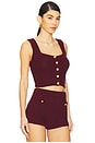 view 2 of 5 Evaline Top in Oxblood