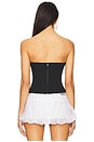 view 3 of 4 Kora Bustier Top in Black & White
