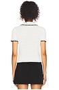 view 3 of 4 Lin Pointelle Top in White