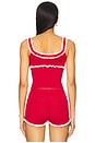 view 3 of 4 CAMISETA TIRANTES BRIELLE in Red & White