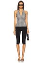 view 4 of 5 Birdie Top in Black Gingham