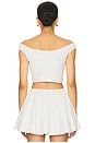 view 3 of 4 Clarissa Top in White