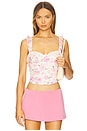 view 1 of 4 Priscilla Top in Vintage Pink & Ivory