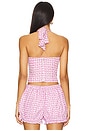 view 3 of 5 Kailey Top in Purple & White Gingham