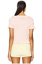 view 3 of 4 Kaomi Ruffle Knit Top in Baby Pink