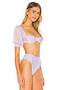view 2 of 5 HAUT DE MAILLOT DE BAIN LILA in Pale Purple