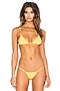 view 1 of 5 The Lucid Bikini Top in Sundial