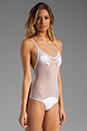view 2 of 5 Golden Triangle One Piece in Blanco with Blanco Mesh in Blanco & Blanco Mesh