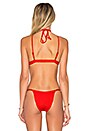 view 3 of 4 TOP BIKINI THE SIDECAR in Cherry Bomb