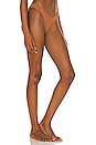view 2 of 4 The Wall Street Rib Brief Bikini Bottom in Skinny Dip