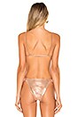 view 3 of 4 Lucid Bikini Top in Topaz Shimmer