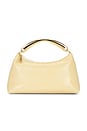 view 1 of 4 BOLSO CON ASA SUPERIOR DE METAL RHEA in Butter