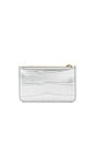view 2 of 4 Zip Card Holder in Silver