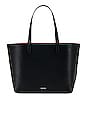 view 1 of 4 Icon Large Tote in Black & Flamma
