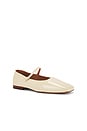 view 2 of 5 Square Toe Mary Jane Flat in Jasmine