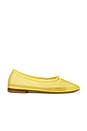 view 1 of 5 Dream Ballerina Flat in Bright Yellow