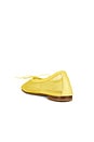 view 3 of 5 Dream Ballerina Flat in Bright Yellow