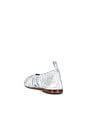 view 3 of 5 Ruched Ballerina Flat in Silver