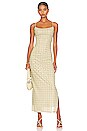 view 2 of 4 Thais Midi Dress in Baby Plaid Limon