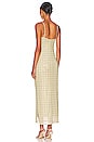 view 4 of 4 Thais Midi Dress in Baby Plaid Limon