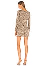 view 3 of 3 Dree Dress in Tan Zebra