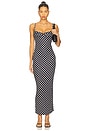 view 1 of 3 Florence Dress in Black & White Polka Dot