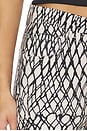 view 6 of 6 Printed Boyfriend Pant in Black Lattice