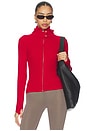 view 1 of 5 SWEAT À CAPUCHE LENA ZIP UP in Red